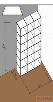 Shelf Logical Home 209 x 105 cm