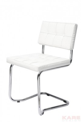 Cantilever Chair Expo Shiny Croco White
