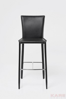 Leather Bar Stool Milano Brown