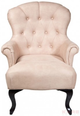 Arm Chair Cafehaus Beige Suede