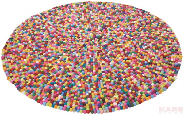 Carpet Bobbel Multi Circle 140