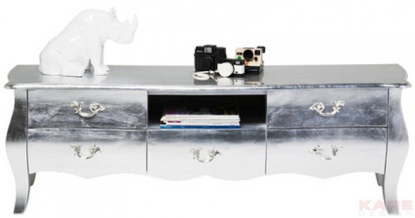 Lowboard Romantic Silver Leaf