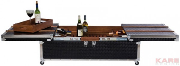 Coffee Table Bar Elegance Black