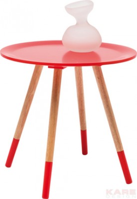 Side Table Blossom Red �48cm