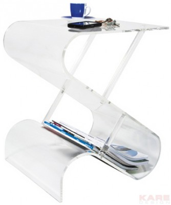Side Table Journalist Transparent