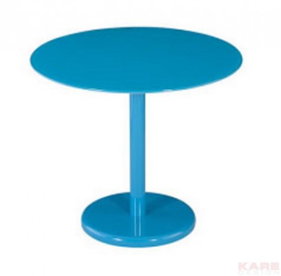 Side Table Circle Blue
