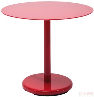 Side Table Circle Red