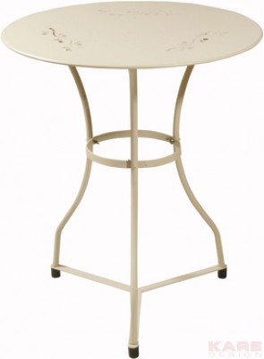 Table Flower Power White