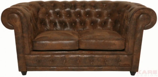 Sofa Oxford 2-Seater Vintage Eco