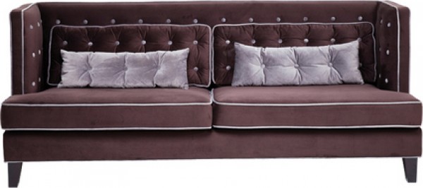 Sofa Denver Velvet 3-Seater 215cm