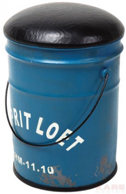 Stool Bucket Blue