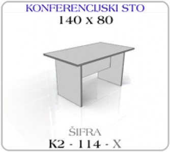 Konferencijski sto 140 x 80