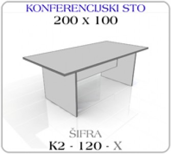 Konferencijski sto 200 x 100
