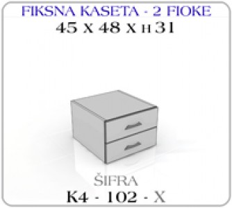 Fiksna kaseta 2 fioke
