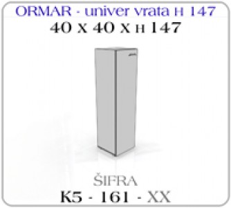 Ormar 40 x 40 x 147 - univer vrata H 147
