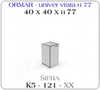Ormar 40 x 40 x 77 - univer vrata H 77
