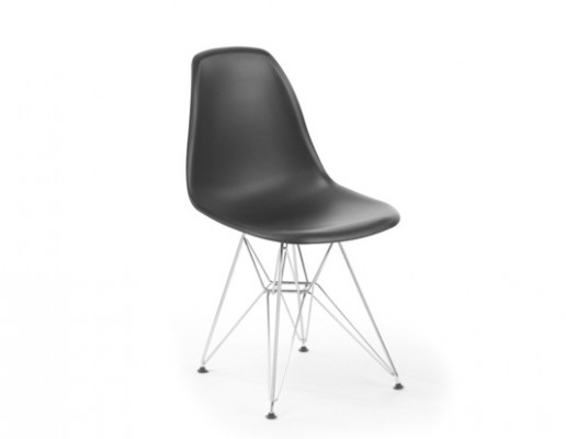 STOLICA EC-231 JASTUK HROM BAZA PLASTIKA CRNA S&S