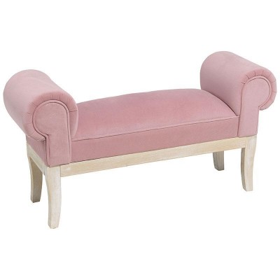 DRVENI TAPACIRANI MINI KANABE SA NOGARIMA ROZE (0206332)