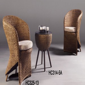 Prirodni ratan klub fotelja HC325-13 i klub sto HC314-5A