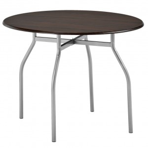 Trpez. sto MEXICO Ø90cm metal kafa