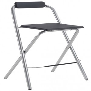 Barska stolica FRESNO sklop. metal/crna