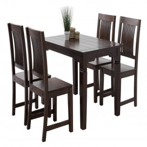 FOXTON sto D120cm + 4 FOXTON stolice