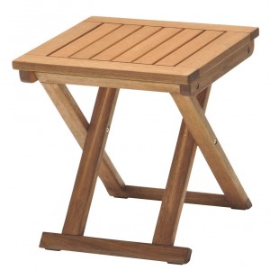 Stočić CATANIA 40x40cm FSC-tvrdo drvo