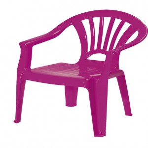 Dečja stolica BAMBINO plastika/roze
