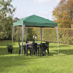 Paviljon EASY UP 3x3m alu/polies. zelena