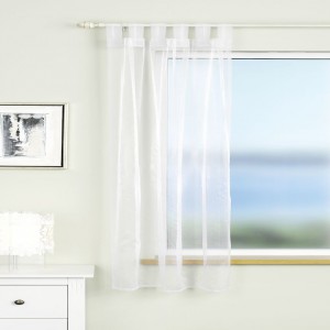 Zavesa PRICE STAR 1x110x175cm bela