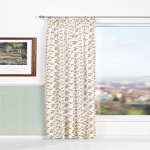 Zavesa KAYA 1x140x245cm crvena