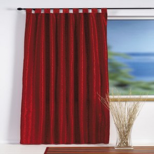 Zavesa ZOE 1x145x245cm crvena