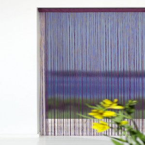 Končana zavesa LISEL 90x245 ljubičasta