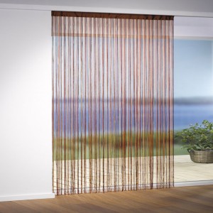 Končana zavesa LISEL 90x245cm terakota
