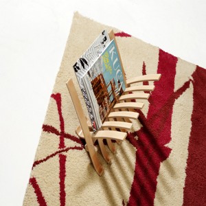 Vuneni tepih BAMBOO RED
