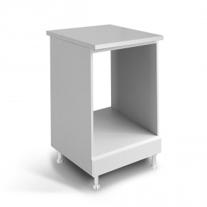Kuhinjski element LUX D 60 R peć — Belo sjaj
