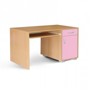 BAMBI radni sto 1F1V — Bukva-Pink
