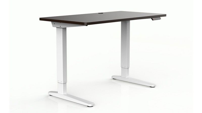 Proven E2-14 Adjustable Desk White/Brown